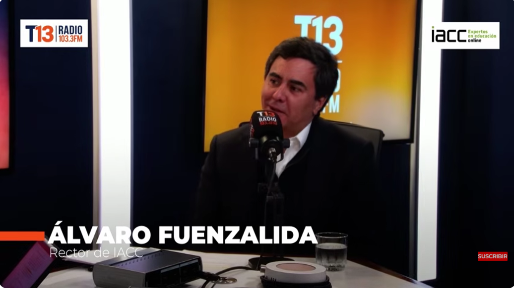 “Más de un 70% de nuestros estudiantes mejora su situación laboral”: Rector IACC en T13 Radio